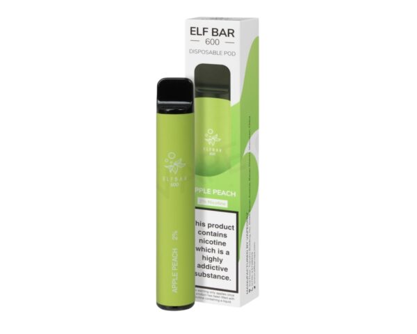 Elf Bar 600 Apple Peach Disposable Vape